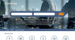 Desktop Screenshot of biznesfinder.pl
